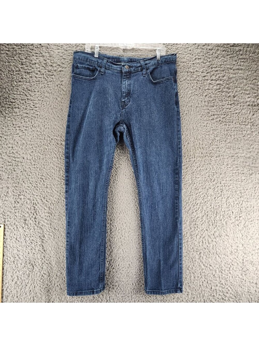Nautica Jeans Mens 36x32 Blue Stretch Denim Slim Fit *Read*
